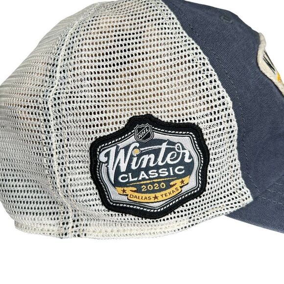 47 Brand Nasville Predators Hat Men's Blue Mesh Snap Back Winter Classic Trucker - Picture 4 of 9